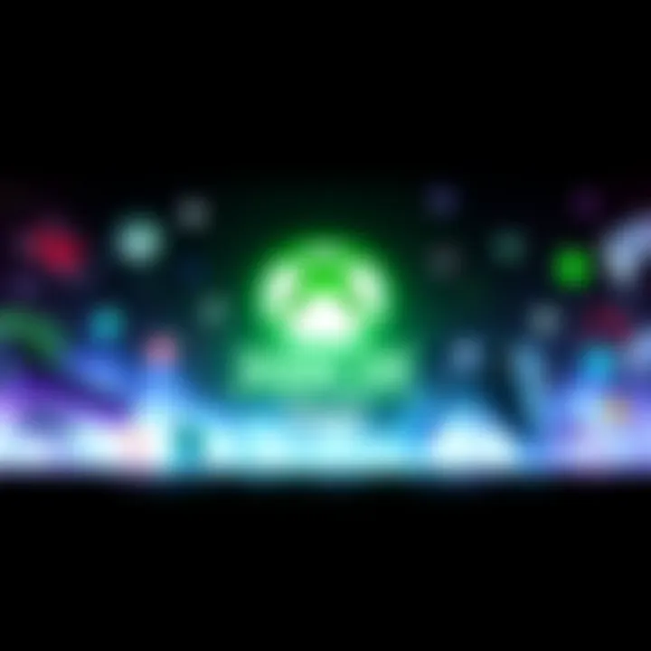 Graphic showing Xbox logo with a $360 annual subscription announcement and various gaming elements