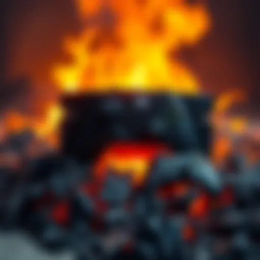 A black Xbox console sitting intact amidst charred debris from a house fire, showing its resilience in harsh conditions.
