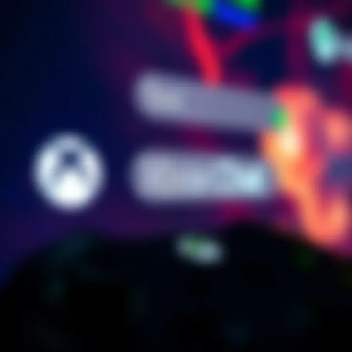 Xbox text chat on screen A close-up of an Xbox console screen showing text chat features in action during a gaming session.