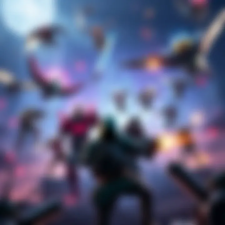 XDefiant gameplay scene A vibrant scene showcasing characters in XDefiant, highlighting action and teamwork in an exciting game environment.