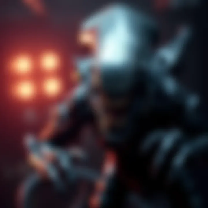 Xenomorph from Alien series in a dark environment, ready for action