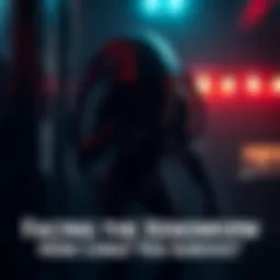 A xenomorph lurking in a dark room, creating an intense atmosphere of fear and suspense.
