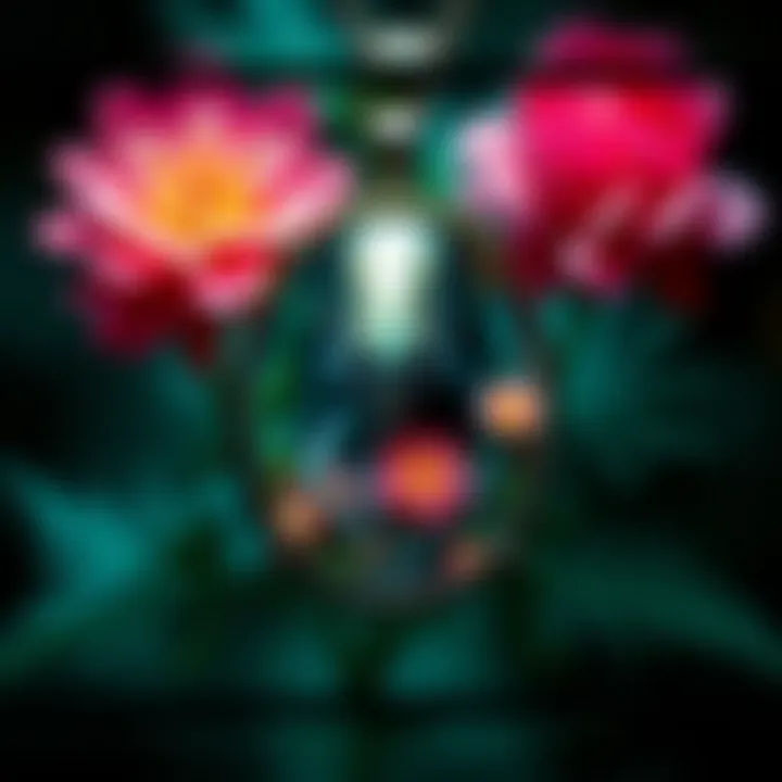 Xenomorph Pendant with Flowers A unique pendant featuring a Xenomorph design encased with real flowers inside, showcasing a blend of art and nature.