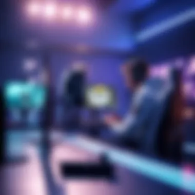 Popular streamer xQc sits at a gaming setup, discussing the aiming differences between Overwatch and Counter-Strike, highlighting the complexity of 3D targeting.