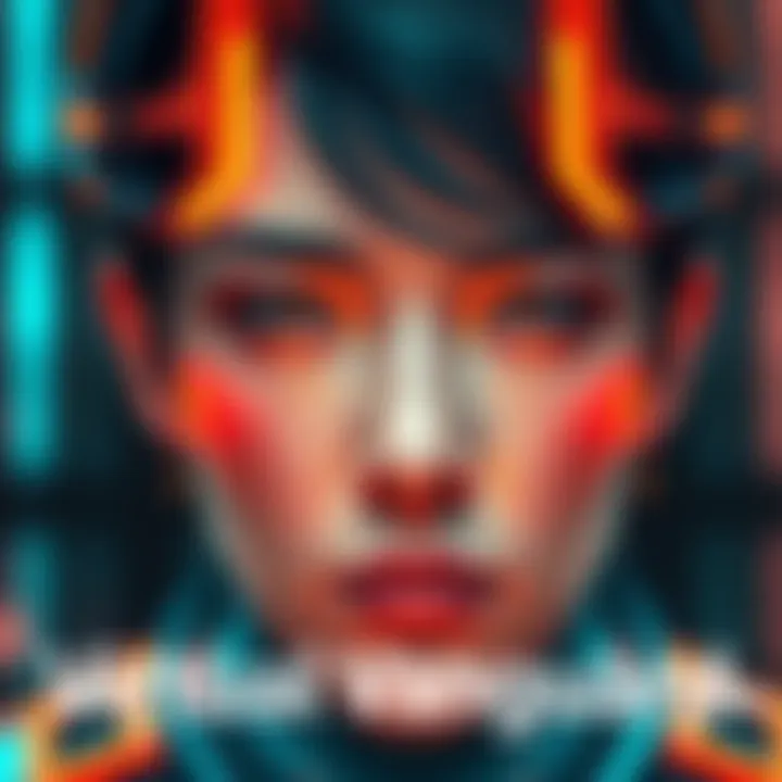 A striking AI-generated portrait showcasing the essence of XQC, blending technology and artistry.