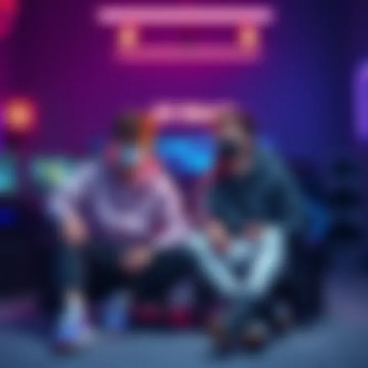 xQc and Sketch Discuss Streamer GOAT xQc and Sketch sitting together, sharing their picks for the greatest streamer of all time, with gaming equipment in the background