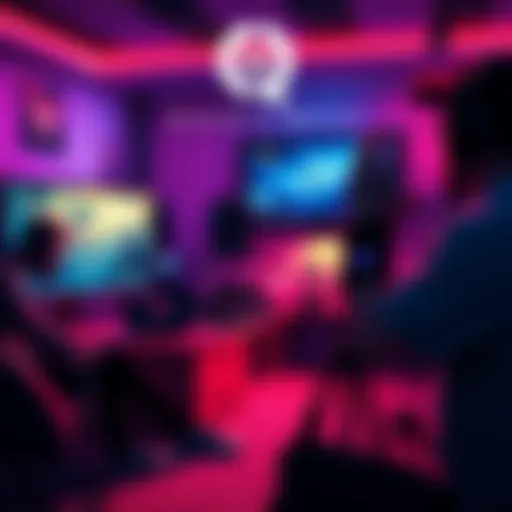 xQc talking about Destiny and top streamers in a gaming setup with a computer screen showing viewer counts