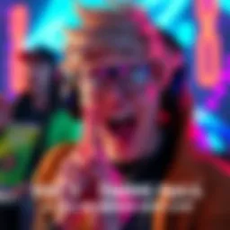 xQc reacting with surprise and laughter after a timing error during a live stream