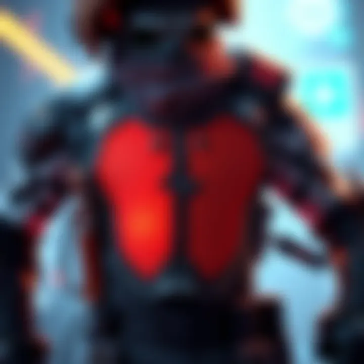 Y8S1 Chest Piece A character wearing the essential chest piece in Y8S1, showcasing its features and design during gameplay.