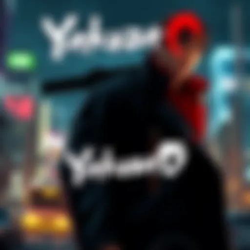 Cover art featuring the main character in a dramatic pose with city lights in the background