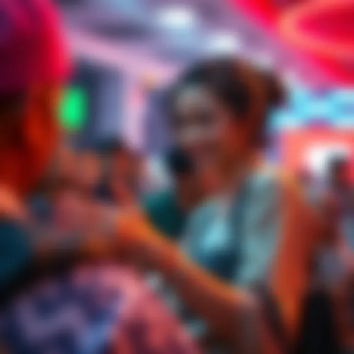 Yareli interacting with her fans at an event, showcasing her charm and appeal in 2025.