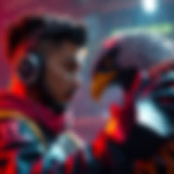 Yatoro from Team Spirit faces off against Falcon in an intense elimination match at PGL Wallachia Season 8.