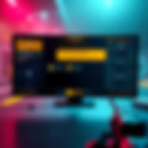 Screen showing a yellow notification alert for weapon updates in a game interface