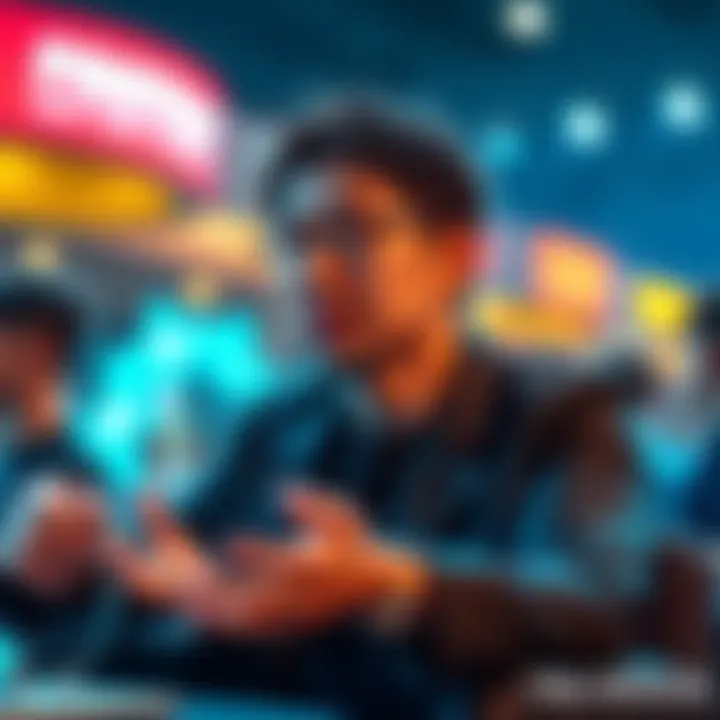 Yoshi-P Discusses Final Fantasy 14 Yoshi-P speaking at a gaming event, addressing his concerns about younger players and their connection to Final Fantasy 14.