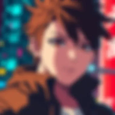 Yosuke Character Update Yosuke from Persona 4 with a modern look, showing friendlier expressions and a more sensitive demeanor.