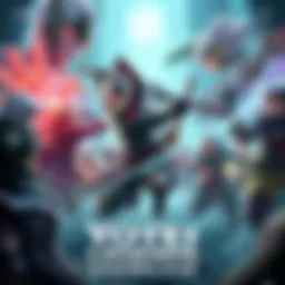 A visual display of Yotei Legends classes, featuring mercenary and shinobi characters in action. Bright colors highlight their unique abilities.