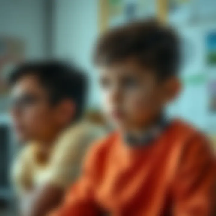 Young boy learning a lesson A young boy looks surprised while his parent explains a tough lesson in discipline, showing a serious expression.