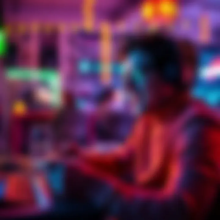 Young man gaming A 24-year-old male gamer enjoying a video game on a console with drinks and a relaxed atmosphere.