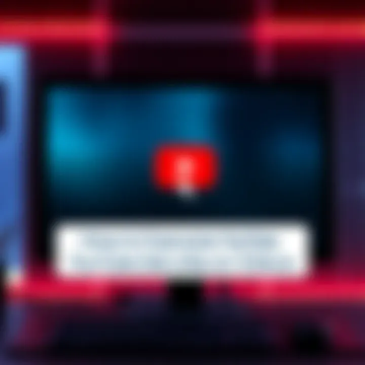 A computer screen showing a YouTube video with an ad banner at the bottom, prompting viewers to skip or ignore the ad.