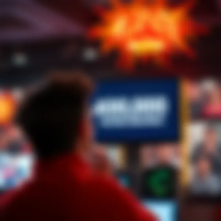 A YouTube creator looks at a screen displaying 400,000 subscribers, with a confused expression, symbolizing a lack of gratitude towards viewers.