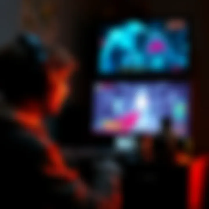 A YouTuber streaming Silent Hill gameplay, discussing the game's story and lore with engaging visuals on screen.