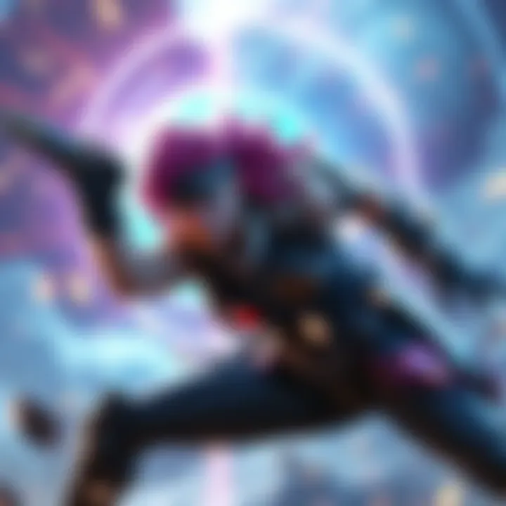 Zarya using her ultimate in combat Zarya unleashes her ultimate ability while Power Matrix activates behind her, highlighting the interaction between both abilities in gameplay.