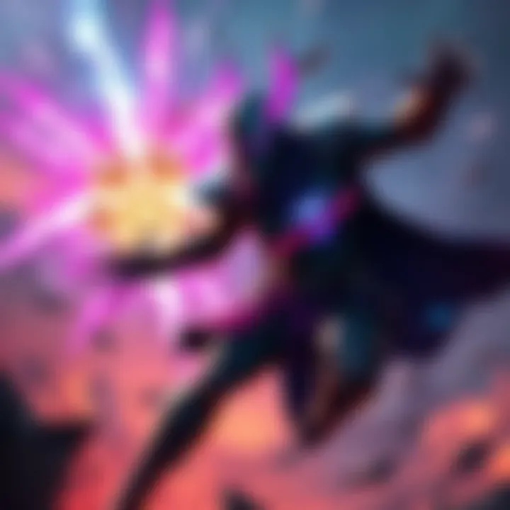 Concept art illustrating Zavala harnessing SIVA energy in a battle scene