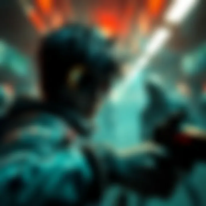 A character in a game pauses action during Zed Time, with zombies in the background and a headshot effect visible.
