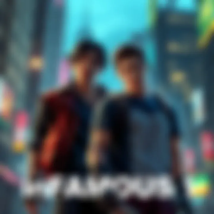 Zeke stands beside Cole, showcasing their friendship as they face challenges together in the city.