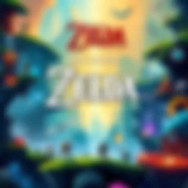 A collage of game covers resembling Zelda-like adventures, featuring fantasy landscapes, characters exploring dungeons, and vibrant colors.