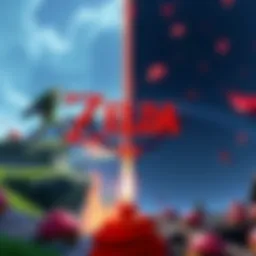 Zelda and Crimson Dessert Game Comparison A split image showing gameplay scenes from Zelda on Switch 2 and Crimson Dessert, highlighting the differences in graphics and gameplay experience.