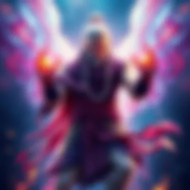 A powerful gaming character named Zen radiating light, surrounded by a cosmic backdrop, symbolizing his unmatched strength and mysterious powers.