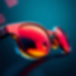 Zenni lenses for Valve Steam Frame A close-up of Zenni lenses designed for Valve Steam Frame with a prescription insert