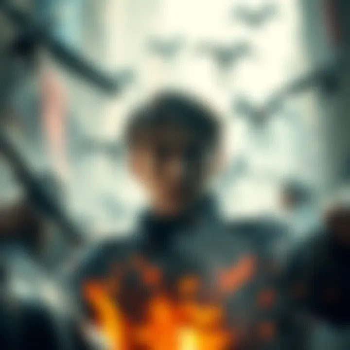 Zeno in Resident Evil 9 Character Zeno from Resident Evil 9 looking confused amidst action scenes