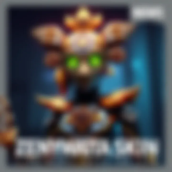 Zenyatta character wearing the Clockwork skin, showcasing its unique robotic design with intricate clockwork details and gears.