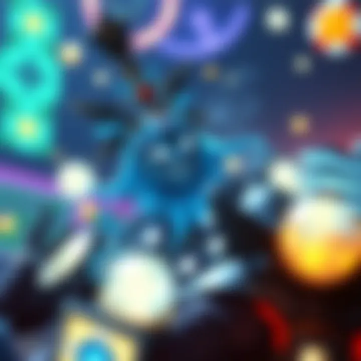 Zenyatta in a gaming environment A Zenyatta character from a popular game, surrounded by bright energy orbs, showcasing a moment of camaraderie between players during a match.