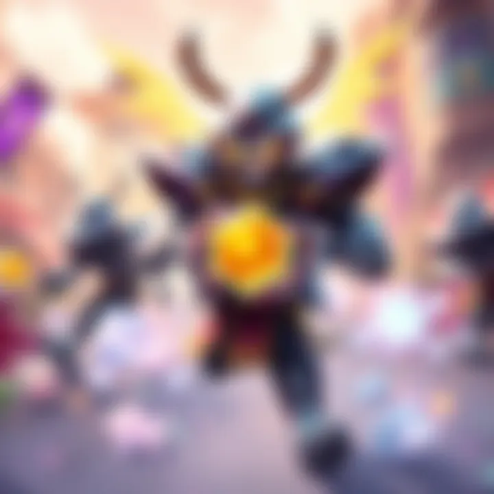 Zenyatta character using his healing orb to support teammates in a vibrant game setting