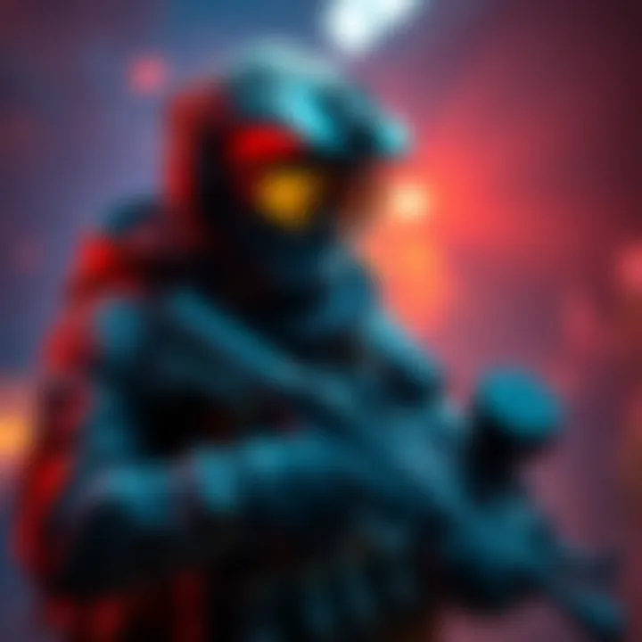 A gamer showcasing the top zero build loadout for this season with gear and weapons.