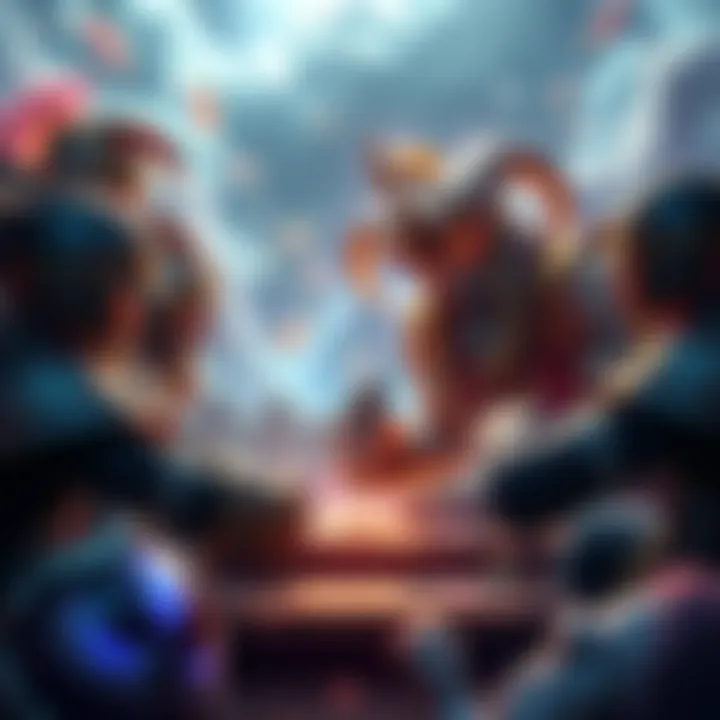 A group of players collaborating in a game as Zeus on the SEA server, showcasing teamwork and strategy.