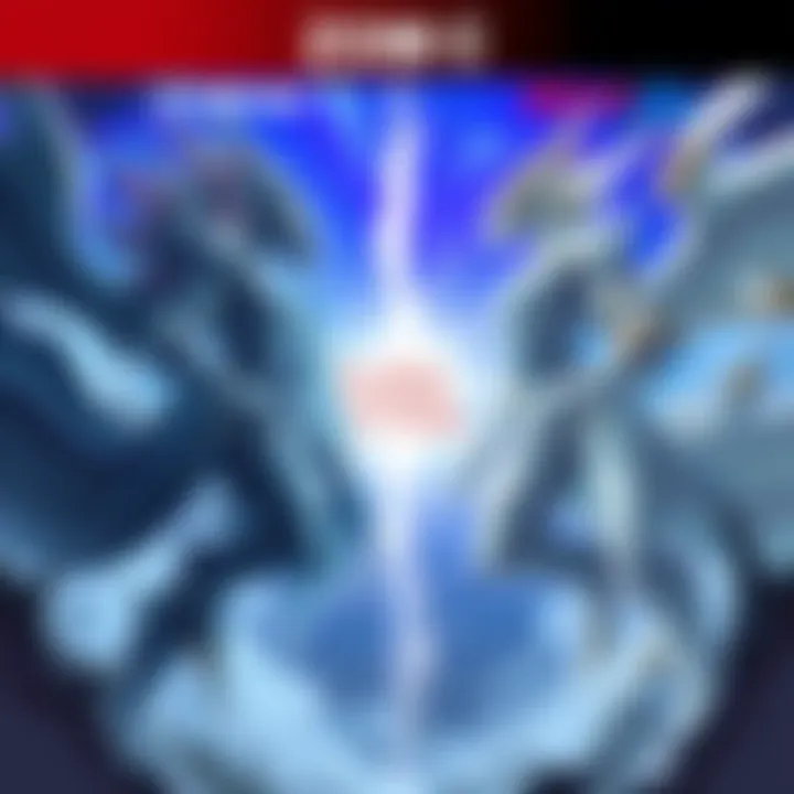 A powerful monster illustration showing Zoh Shia on one side and White Fatalis on the other, highlighting their strengths and abilities in a dramatic pose.