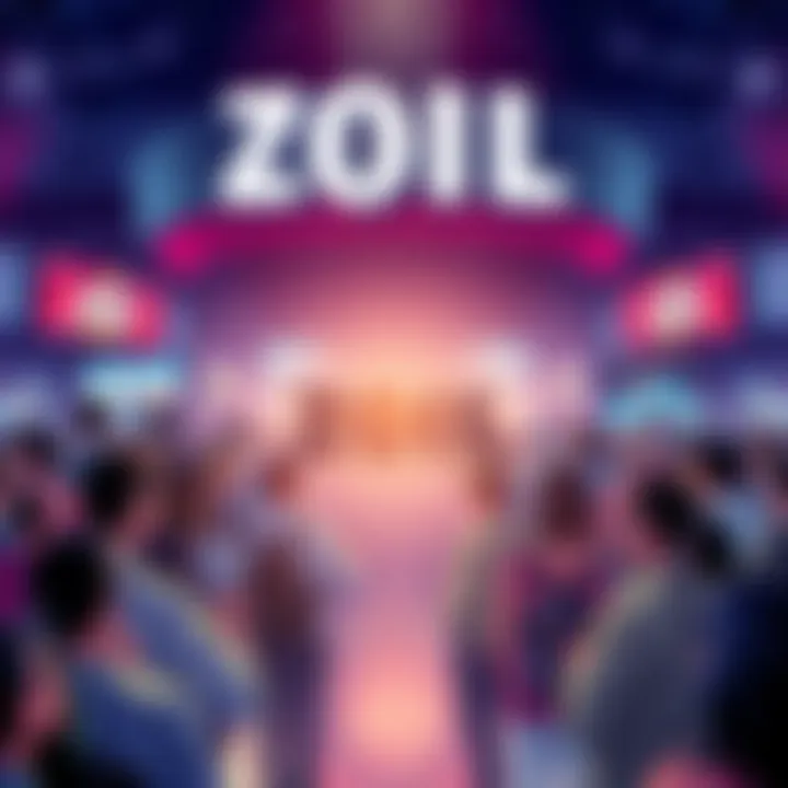 A crowd of people discussing Zoil on various forums with excitement and energy.