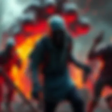 Concept art depicting unique zombie characters and environments for video games, showcasing innovation in horror gaming