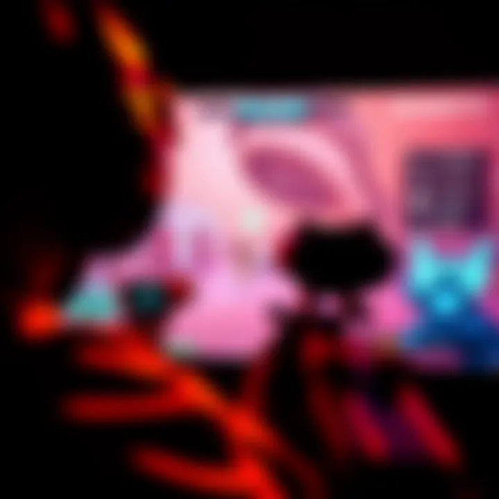 A gamer adjusting their aim settings on a screen featuring a first-person shooter interface with a character aiming down sights, focusing on a target.