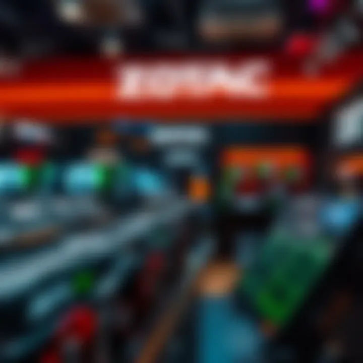 Display of RTX 50 graphics cards with price tags showing increases at Zotac Store