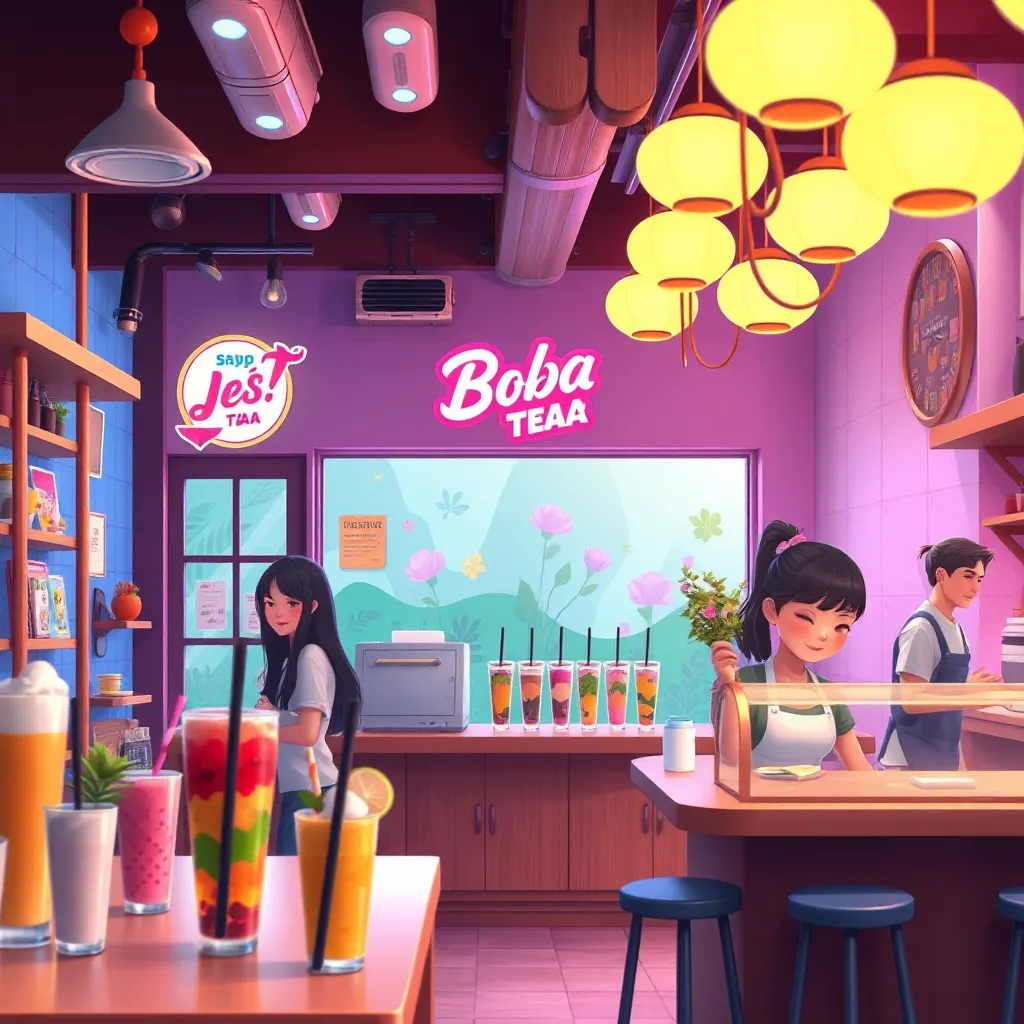 Explore a Cozy Game Set in a Boba Tea Shop : LevelUpTalk