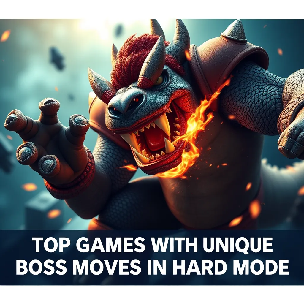 Top Games with Unique Boss Moves in Hard Mode : LevelUpTalk