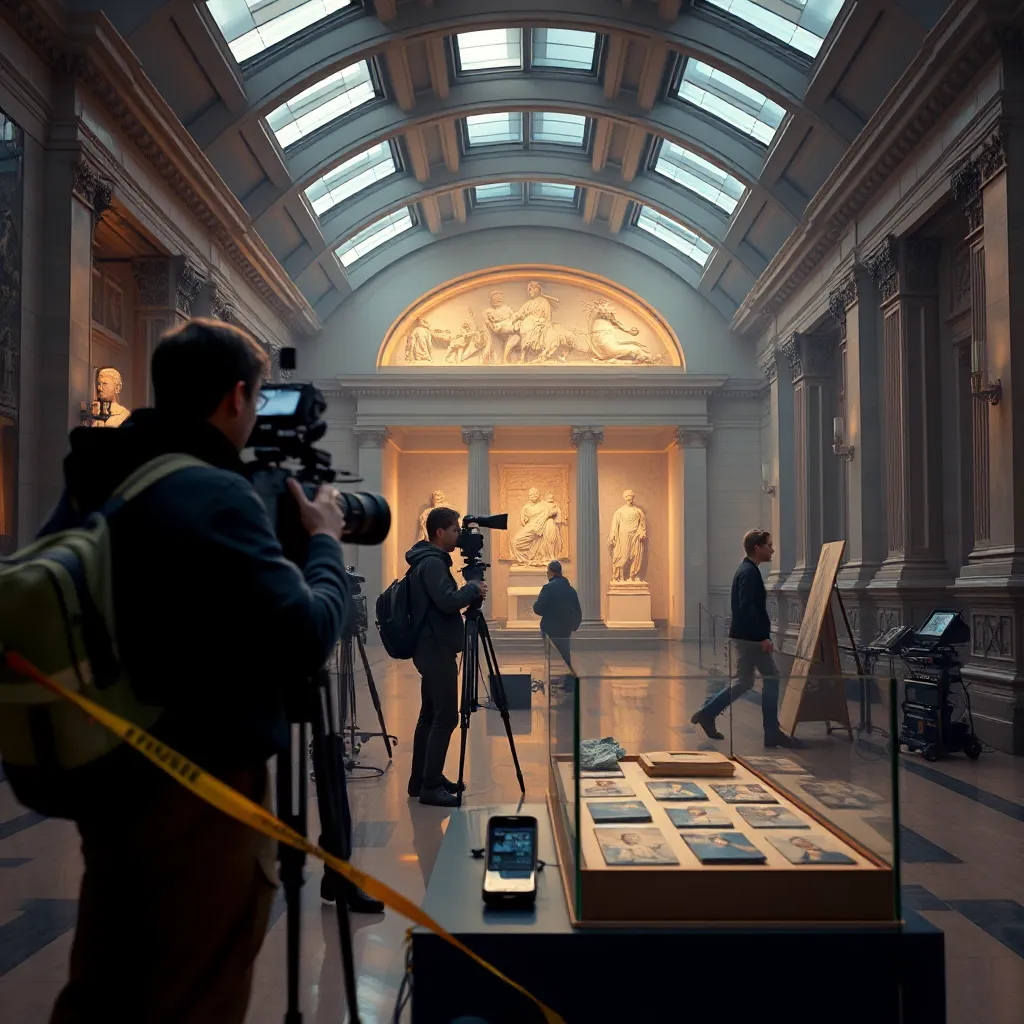 Museum Backstage Behind-the-Scenes: New Set Photos at British Museum : LevelUpTalk