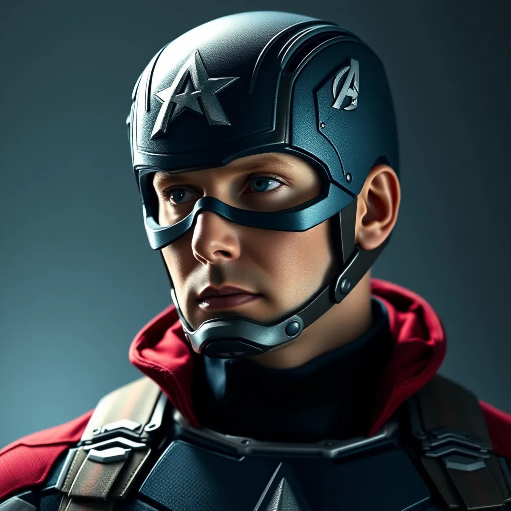 Captain America Unmasked: New Skin Without Helmet : LevelUpTalk