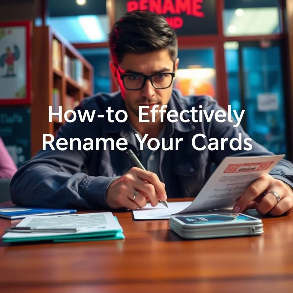 How to Effectively Rename Your Card: A Quick Guide : LevelUpTalk