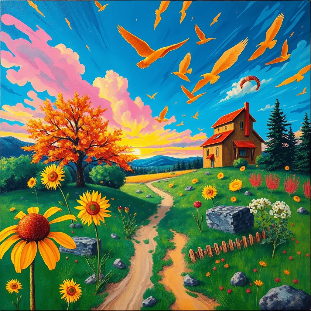 Remembering Carl's Iconic Painting: A Fresh Reinterpretation : LevelUpTalk